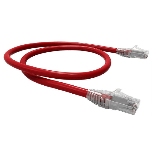 PATCH CORD CAT6, 0.5MTS, ROJO